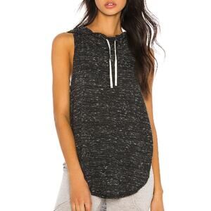 Free People Movement Heather Gray Splitting Energy Sleeves Hoodie Size Small